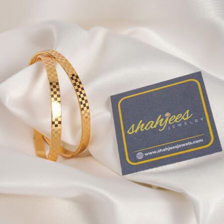 Micro gold plated bangles (A165)