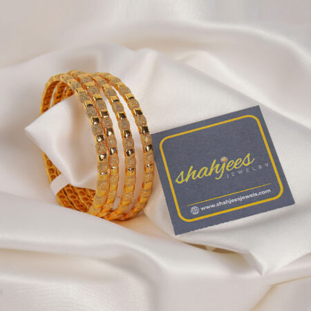 Micro gold plated bangles (A164)