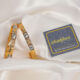 Micro gold plated bangles (A163)