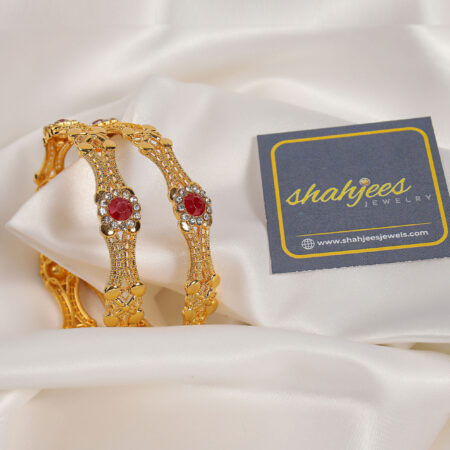 Micro gold plated bangles (A162)