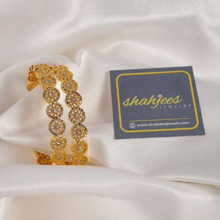 Micro gold plated bangles (A161)