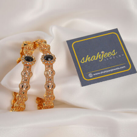 Micro gold plated bangles (A160)