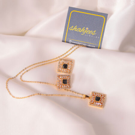 Micro gold plated locket set