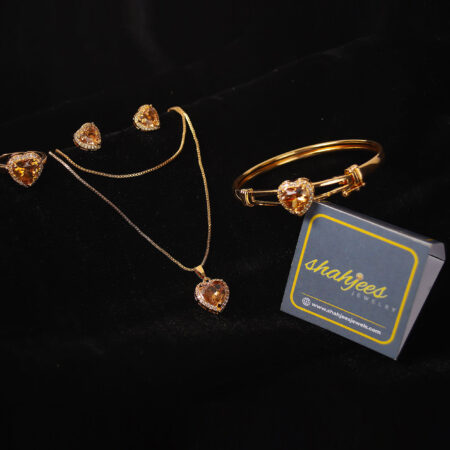 Micro gold plated 4 piece set