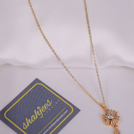 Zircon stone chain