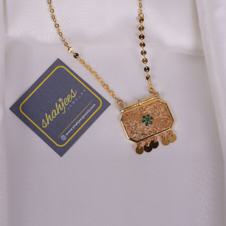 Micro gold plated pendant