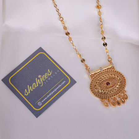 Micro gold plated pendant (222)
