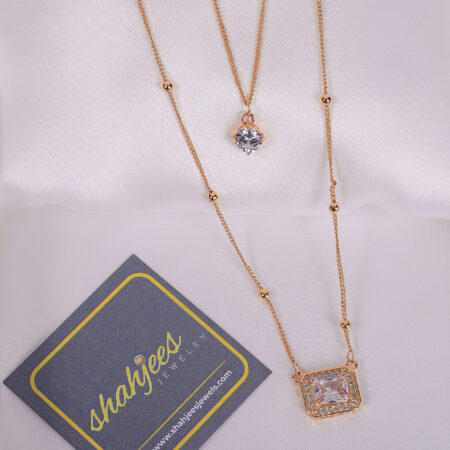Micro gold plated double chain (C)224