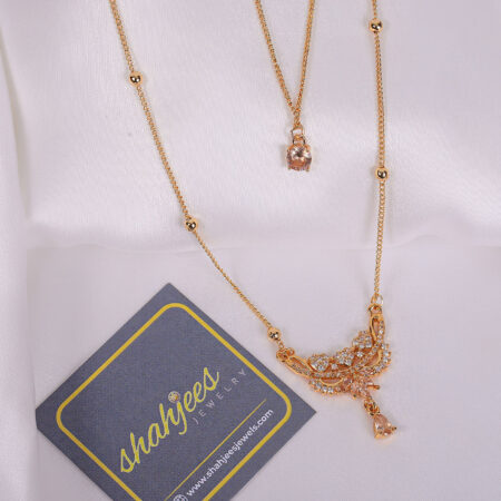 Micro gold plated double chain (C229)