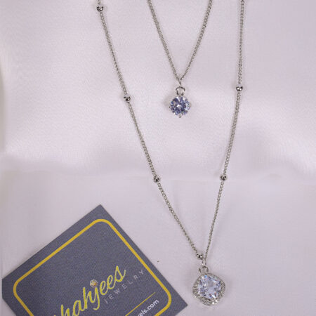 Silver stainless steel chain