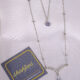 Silver stainless steel double chain (C233)