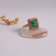 Emerald stone ring