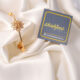 Golden sunflower bracelet