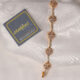 Golden zircon bracelet