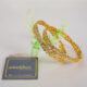 Micro gold plated bangles (A154)