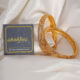 Micro gold plated bangles (A156)