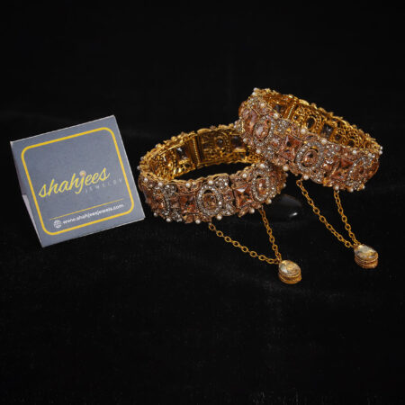 Bridal zircon openable bangles