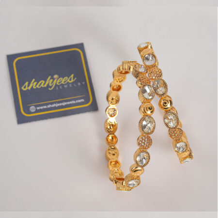 micro gold plated bangles (A151)