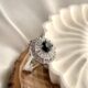 blue zircon ring (B38)